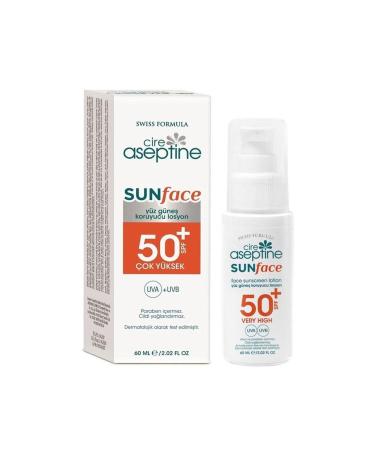 Cire Aseptine Sun Face Lotion Spf50 60ml