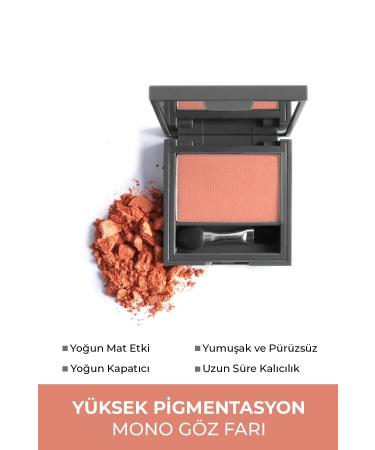 Alix Avien Eyeshadow - Mono Eyeshadow 102 Soft Apricot 3.2 G