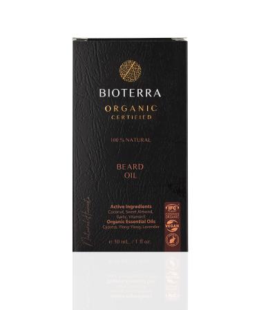 Bioterra Organic Beard Care Oil 30 ml - Beard Strengthening and Skin Tissue Nourishing Effect - Buy Online on GoSupps.com