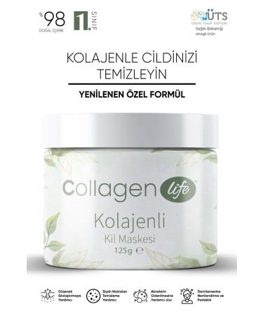 Collagen Life Anti-Acne and Blackhead Collagen Clay Mask 125gr