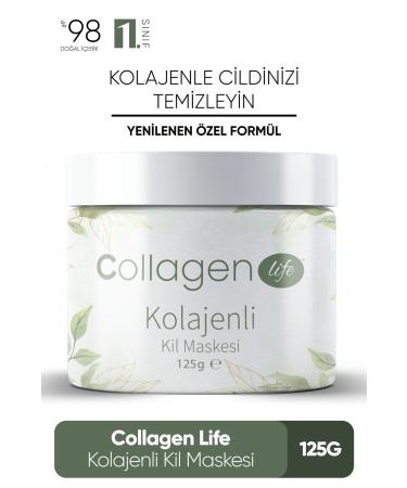 Collagen Life Anti-Acne and Blackhead Collagen Clay Mask 125gr - Buy Online on GoSupps.com