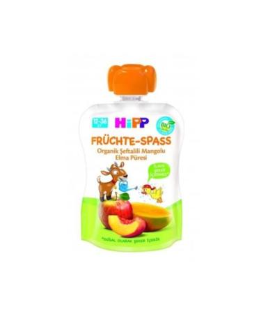 Hipp Organic Peach Mango Apple Puree 100gr