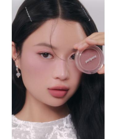 PERIPERA Soft and Moisture Textured Blush Peripera Pure Blushed Sunshine Cheek (#24 Mauve Cream) (Tteok Recipe) - Buy Online on GoSupps.com