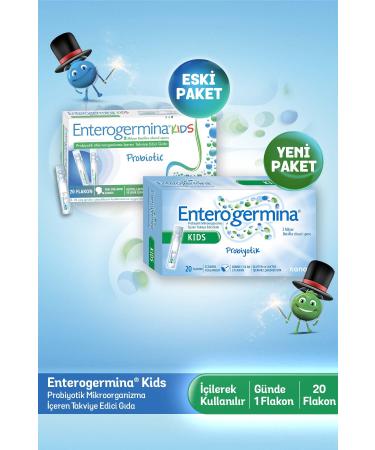 Enterogermina Kids Probiotic 20 Vials - Buy Online on GoSupps.com