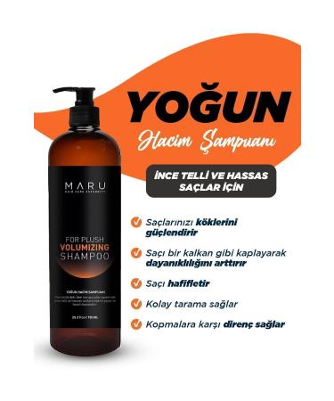 MARU (VOLUME) Volume Shampoo for Fine Hair 750 ml 8699211721082 - Buy Online on GoSupps.com