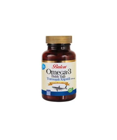 Balen Omega 3 Fish Oil Softgel 650 mg* 160 | Heart Brain and Eye Containing Omega 3 570008