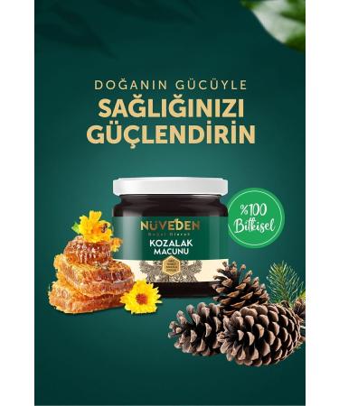 Cone Paste from the Core Pine Cone 240 gr Flower Honey-Ice Molasses-Turmeric-Ginger Vitamin C - Buy Online on GoSupps.com