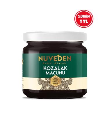 Cone Paste from the Core Pine Cone 240 gr Flower Honey-Ice Molasses-Turmeric-Ginger Vitamin C