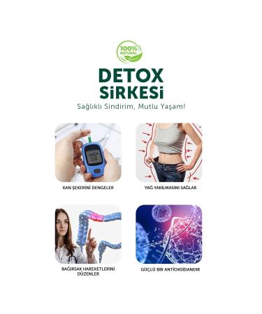 Nuveden Detox Vinegar Prebiotic Helps to Eliminate Edema and Lose Weight 250 ml - Buy Online on GoSupps.com