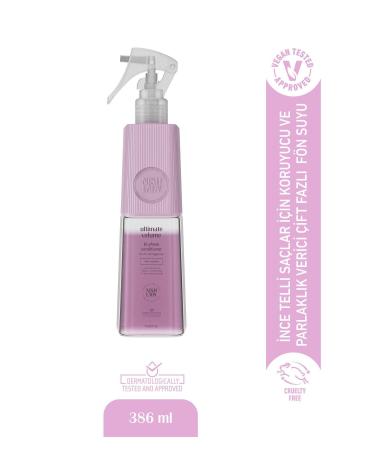 Nishlady Ultimate Volume Volumizing Dual Phase Blow Dry Water - Heat Protection For Damaged Hair