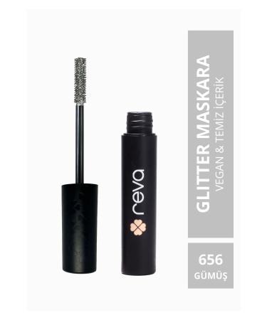 REVA Silver Length & Definition Glitter Mascara-Silver Lengthening & Defining Glitter Mascara 656