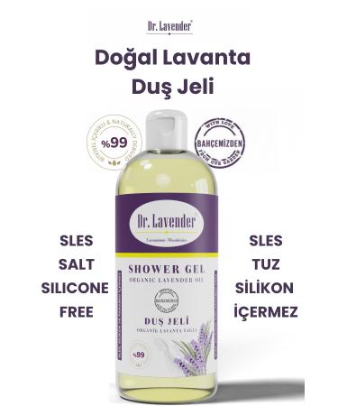 Gallipoli Lavender Dr. Lavender Lavender Oil Bath Shower Gel 400 ml Lavender Soothing Shower Gel 2 Pieces - Buy Online on GoSupps.com