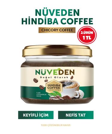 Nuveden Chicory Coffee 0 Natural Detox Diet Coffee 1 Month - (60 USES) Net 150gr