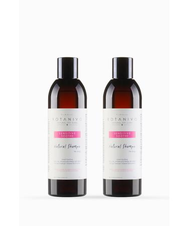 Botanivo Sensitive Shampoo for Dogs Set of 2 | Soft & Shiny Fur | Organic Content | 2x250 ml