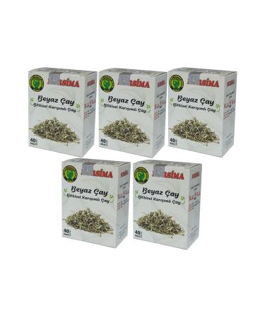 Nursima White Tea Herbal Mixed Tea 40's Filter Bags 5 Boxes