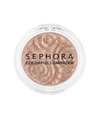 Sephora Shimmer Finish Illuminating Powder / Cosmetologist Sparkling honey