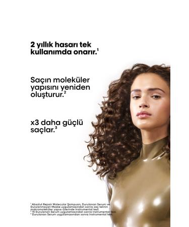 L'Oreal Paris Serie Expert Absolut Repair Molecular Serum Rinse for All Damaged Hair - Buy Online on GoSupps.com