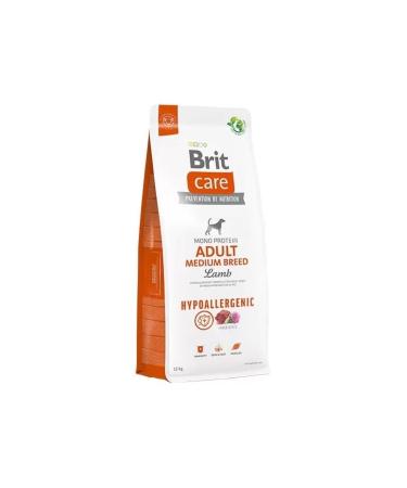 Brit Care Hypo-allergenic Lamb Meat Medium Breed Adult Dog Food 12 Kg