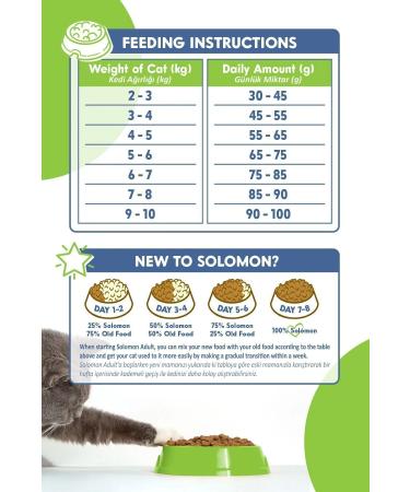 Solomon Adult Salmon Super Premium Cat Food 9 Kg - Hypoallergenic - Low Grain - Buy Online on GoSupps.com