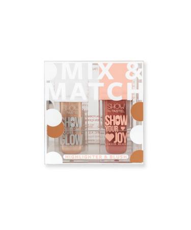 Pastel Mix & Match Glow Liquid Highlighter 72 & Joy Liquid Blush 53 Pastel