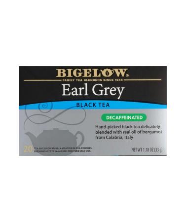 Certified International Bigelow Earl Gray Black Tea Decaffeinated 29 Tea Bags 33 gr
