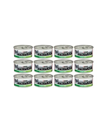teknotrust Sterilized Tuna and Salmon Sterilized Cat Canned Food 85 Gr 12 Pack