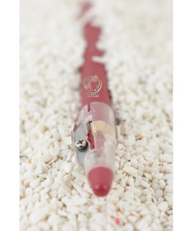 LUUA Sharpener Lip Pencil Matte Color Lipstick Jumbo Thick Pencil Lipstick Waterproof Set of 12 - Buy Online on GoSupps.com