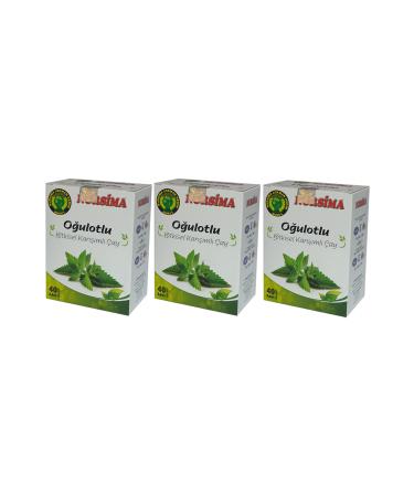 Nursima Lemon Balm Herbal Mixed Tea 40's Filter Bags 3 Boxes