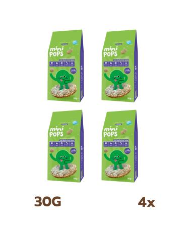 slimplus 4 Pack Mini Pops Snack Buckwheat Pops 30G