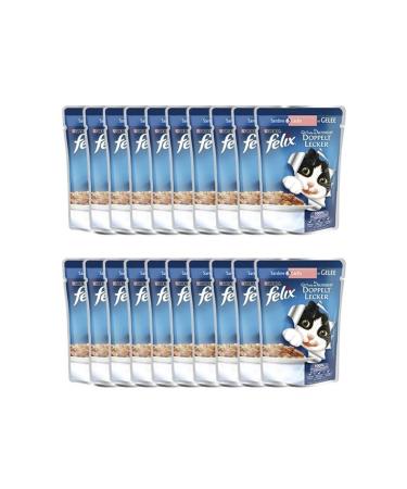 teknotrust Double Flavor Salmon and Trout Adult Cat Wet Food 20 Pieces