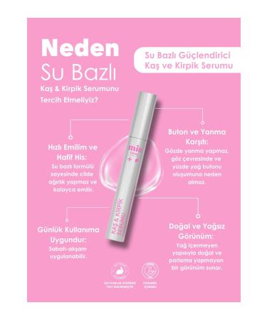 mia clinica water based strengthening eyebrow and eyelash serum 6.5 ml - Buy Online on GoSupps.com