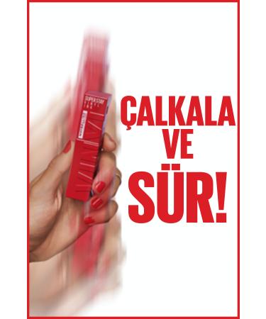 Maybelline New York Super Stay Vinyl Ink Long-Lasting Liquid Glossy Lipstick 10 Lippy & Mini Sky High Cosmic Black Mascara - Buy Online on GoSupps.com