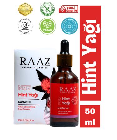 RAAZ Castor Oil Cold Pressed 0 Pure 50 Ml