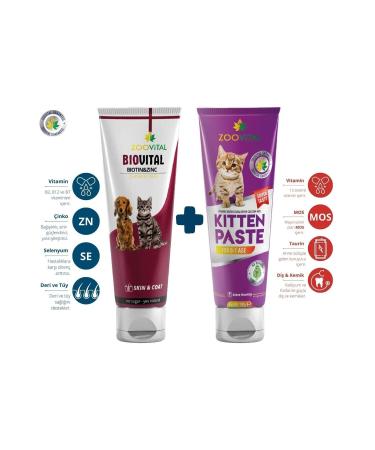teknotrust Biovital Paste 100gr Cat Skin and Fur Health Kitten Paste Kitten Cat Paste Vitamin Depot 100gr