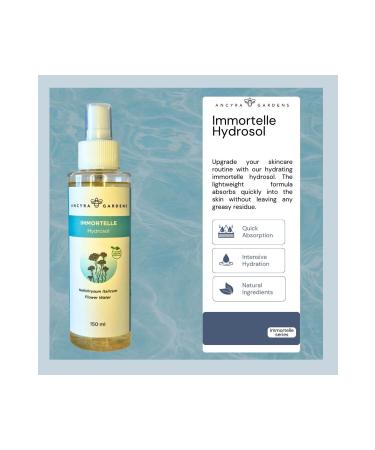 Ancyra Gardens Immortelle Hydrosol 150ml - Buy Online on GoSupps.com