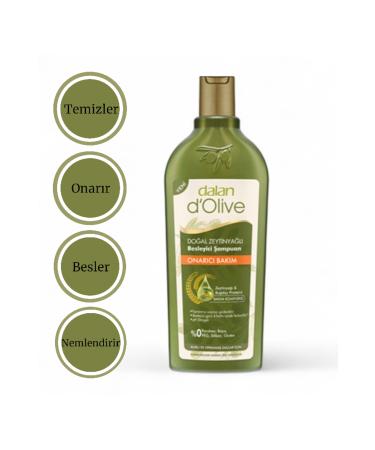 Dalan D'olive Natural Olive Oil Repairing & Nourishing Care Shampoo 400 ml - Buy Online on GoSupps.com