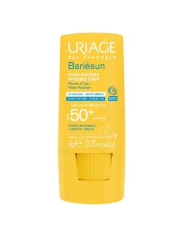 Uriage Bariesun Invisible Stick Unscented Sensitive Areas Spf50 8 gr