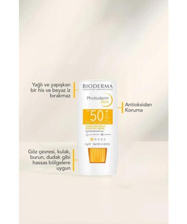 Bioderma Photoderm Stick SPF50+ Eye Contour Lips Sensitive Areas High Protection Stick Sunscreen 8 gr - Buy Online on GoSupps.com