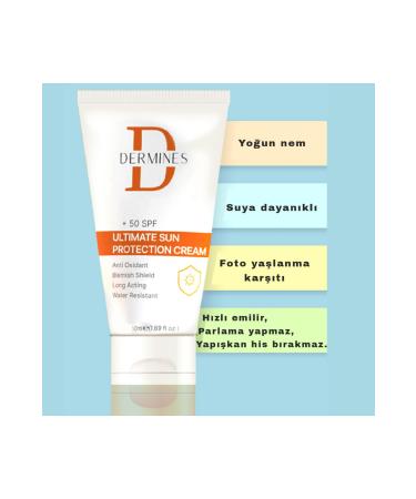 Dermines Ultimate Sun Protection Anti-Spot High Protection Moisturizing Sunscreen SPF 50 - Buy Online on GoSupps.com