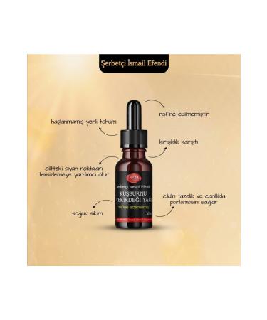 Sherbetci Ismail Efendi Unrefined Rosehip Seed Oil 30 Ml