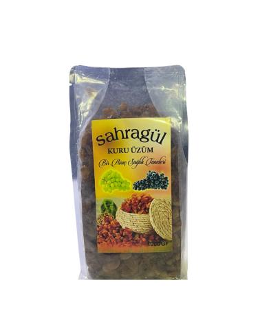 SahraAfra Dried Yellow Seedless Grape (Manisa Grape) 1 Kilogram Raisin No Added Sugar - Buy Online on GoSupps.com