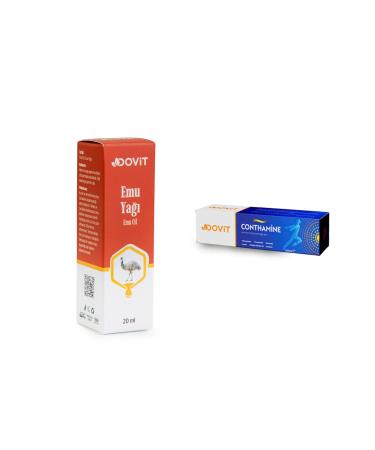 Dovit DOV T DOUBLE SET EMU OIL 20 ML & CONTHAMINE MASSAGE GEL 100 ML
