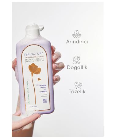 Iva Natura Relaxing and Soothing Shower Gel with Lavender and Rose Essence 350 ml - Buy Online on GoSupps.com