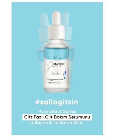 Iva Natura Skin Care Serum with Prebiotic Vitamin and Hyaluronic Acid 30 ml - Buy Online on GoSupps.com