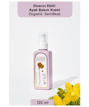 Iva Natura Intensive Repair Regenerating Foot Care Cream St. John's Wort Extract 125 ml