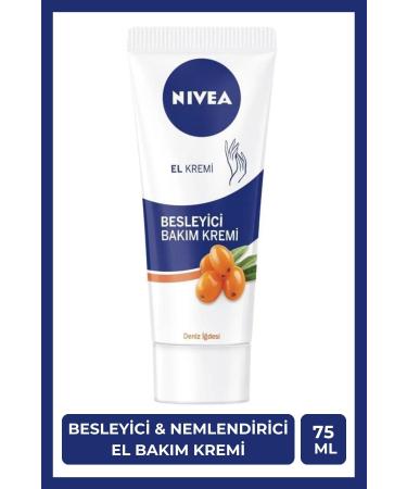 NIVEA Nourishing Hand Care Cream 75ml Moisturizing Vitamin E Non-sticky Soft Skin Feeling