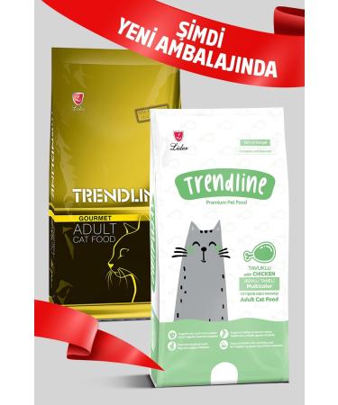 Trendline Mix Cat Food - 1 Kg X 4 Pieces - Buy Online on GoSupps.com