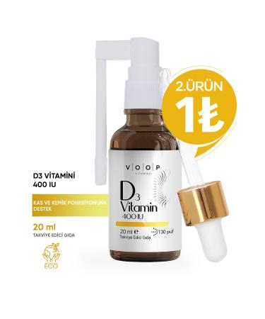 VOOP Vitamin D3 400 Iu Spray-drops 20 ml