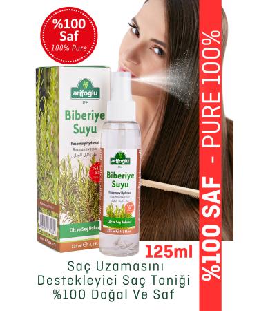 Arifo lu Rosemary Water 125ml %100 Pure Hair Strengthening Rosemary Hydrosol and Hair Tonic - Buy Online on GoSupps.com