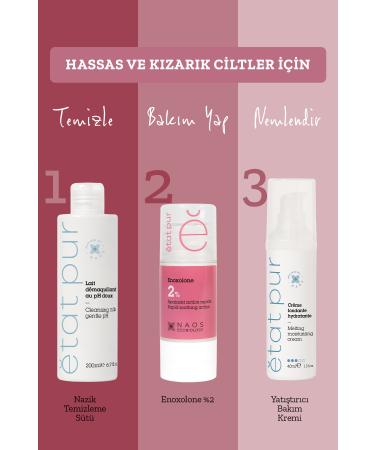 Etat Pur Pure Active Enoxolone %2 Anti-Redness Moisturizing Pure Concentrate Care Serum 15ml Sensitive Skin - Buy Online on GoSupps.com